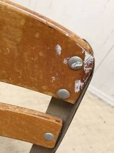 lot 200 image: Vintage School Chair