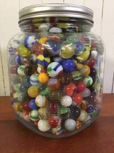 lot 228 image: Large Lot Of Vintage Marbles