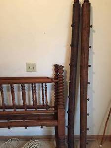 lot 229 image: Antique Rope Bed Made In Norway