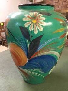 lot 259 image: Large Floral Vase