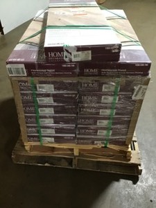 lot 13 image: 15 CASES HOME DECOR COLLECTION Horizontal Toast 58 in. T x 5 in. W x 38.59 in. L Solid Bamboo Flooring(24.12 sq. ft.  case) SEE PICS