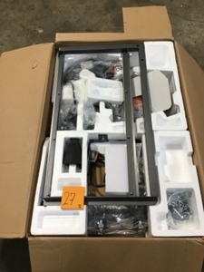 lot 27 image: RIGID 9 Amp Corded 7 in. Wet Tile Saw with Stand SEE PICS