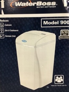 lot 32 image: WATERBOSS 36,400-Grain Water Softener System NOT USED SEE PICS