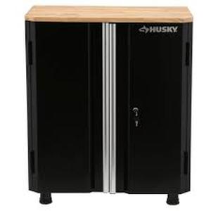 lot 24 image: 6 BRAND NEW HUSKY 28 in. W x 33 in. H x 18 in. D 1-Drawer 2-Door Steel Garage Base Cabinet SEE PICS
