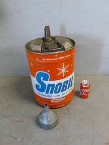 lot 35 image: Vintage Snowmobile Can