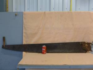 lot 45 image: Vintage Two Man Saw