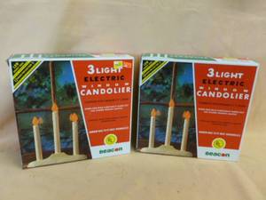 lot 152 image: Vintage Window Candoliers