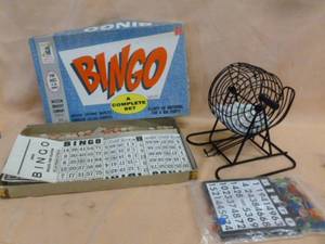 lot 160 image: Vintage Bingo Game