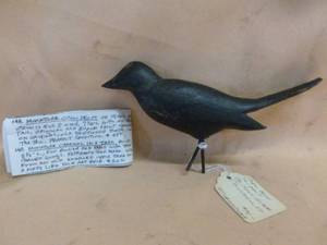 lot 166 image: Vintage Custom Made Crow Decoy