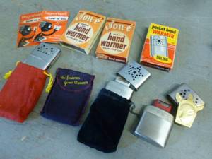 lot 168 image: Vintage Hand Warmers