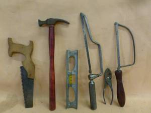 lot 487 image: Vintage Kids Tools