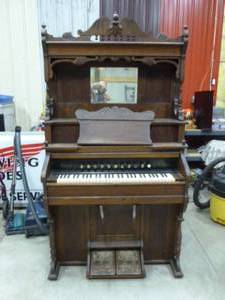 lot 508 image: Antique Pump Organ