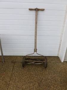 lot 518 image: Antique Reel Mower