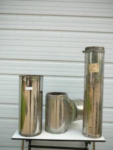 lot 14 image: Stainless Stove Pip