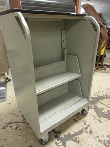 lot 215 image: ROLLING LIBRARY OR BOOK CART