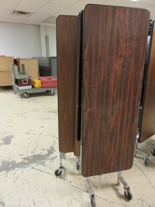 lot 218 image: SICO FOLD AND ROLL PACER TABLES