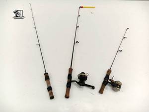 lot 254 image: 3 Ice Fishing Rods