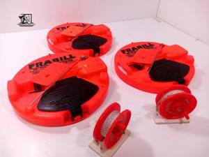 lot 306 image: Ice Fishing 3 Frabill 10 Thermal Insullated Tip Ups & 2 Rattle Reels