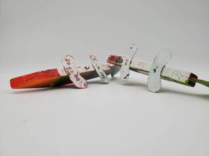 lot 349 image: Pike Spear Fishing Decoy Green and Red