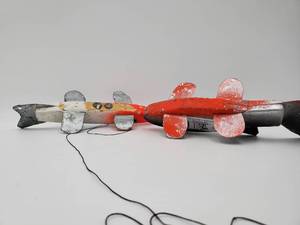 lot 354 image: Pike Spear Fishing Decoys