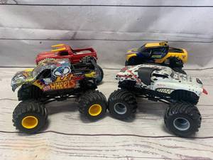 lot 86 image: Lot of 4 Monster Trucks