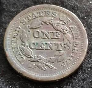 1851 US BRAIDED HAIR LARGE CENT