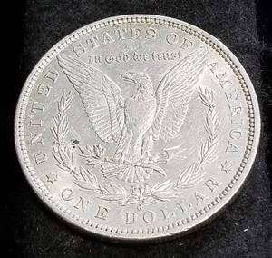 1881-O MORGAN SILVER DOLLAR UNC TONED