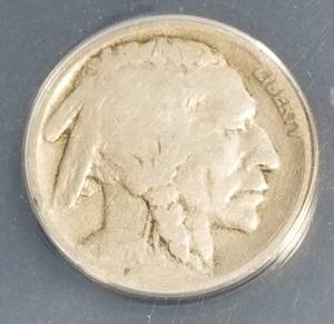 1917-D BUFFALO NICKEL CERTIFIED ANACS AG3