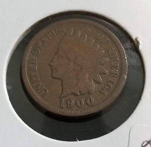 GROUP OF 7 INDIAN HEAD CENTS 1900 02 03 04 05 06 07