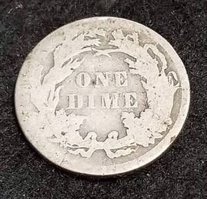 1883 US SEATED LIBERTY SILVER DIME