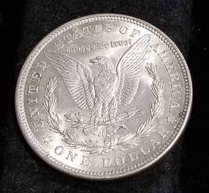1921 MORGAN SILVER DOLLAR BU-UNC