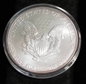 2013 AMERICAN SILVER EAGLE 1 TROY OZ. .999 FINE SILVER IN AIRTITE