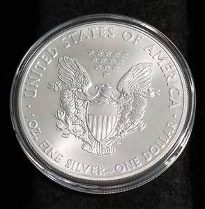 2014 AMERICAN SILVER EAGLE 1 TROY OZ. .999 FINE SILVER IN AIRTITE