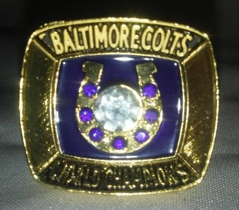 Baltimore Colts Super Bowl Ring.