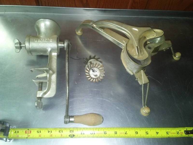 Vintage Wards Grinder and Mouli Salad Maker. France