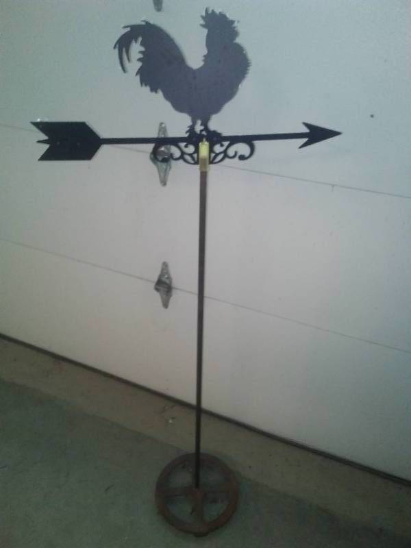 Weathervane on stand,