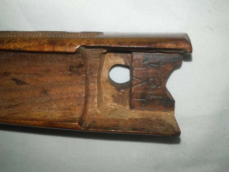 Pump - wood new. DVR 194, fancy etching.