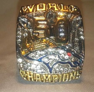 Von Miller Denver Broncos Super Bowl Ring.