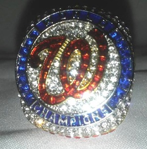 Washington Nationals World Series Ring.