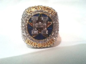 Houston Astros World Series Ring.