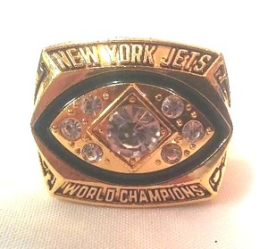 New York Jets Super Bowl Ring.