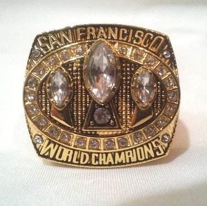 San Francisco 49er�s Super Bowl Ring.
