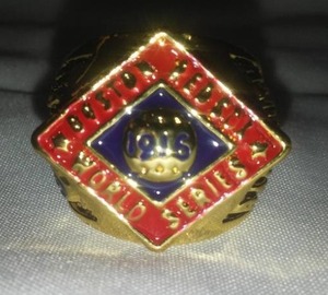 Boston Red Sox World Series Ring.