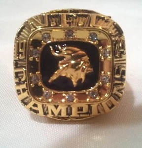 Minnesota Vikings NFC Championship Ring.