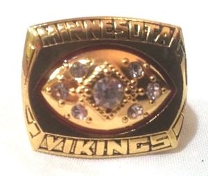 Minnesota Vikings NFC Championship Ring.