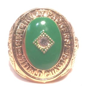 Green Bay Packers Super Bowl Ring.