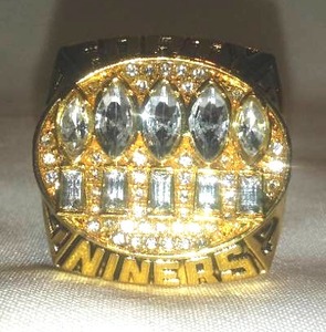 San Francisco 49ers Super Bowl Ring.