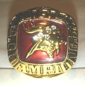 Minnesota Vikings NFC Championship Ring