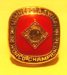 Minnesota Twins World Series Ring.