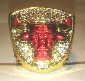 Chicago Bulls NBA Championship Ring.